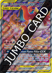 Charizard & Braixen GX SM230 Full-Art JUMBO OVERSIZED Promo - TAG TEAM Generations Premium Collection